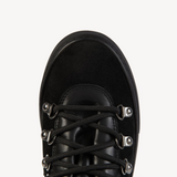 Camino: Black Suede And Shearling Boots