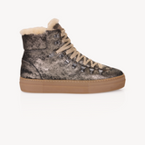 Camino: Vintage Gold Suede and Shearling Boots - Coming Soon