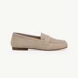 Cece: Taupe Suede Loafers