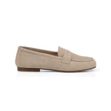 Cece: Taupe Suede Loafers