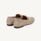 Cece: Taupe Suede Loafers