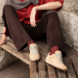 Charli: Sand Suede Trainers - Pre-Order (Dispatch w/c 29/09)