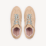 Charli: Sand Suede Trainers - Pre-Order (Dispatch w/c 29/09)