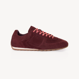 Charli: Burgundy Suede Trainers - Pre-Order (Dispatch w/c 29/09)