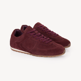 Charli: Burgundy Suede Trainers - Pre-Order (Dispatch w/c 29/09)