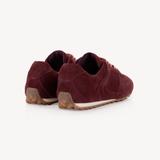 Charli: Burgundy Suede Trainers - Pre-Order (Dispatch w/c 29/09)