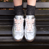 Charli: Silver Metallic Trainers - Pre-Order (Dispatch w/c 29/09)