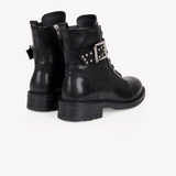 Cora: Black Leather Ankle Boots - Coming Soon