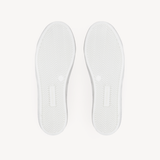 Cru Signature: Off White, Gold & Leopard Leather Trainers