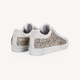 Cru: Multi Silver Glitter Trainers