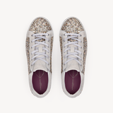 Cru: Multi Silver Glitter Trainers