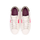 Cru Signature: Off White, Neon Pink & Khaki Trainers - Pre-Order (Dispatch w/c 24/03)