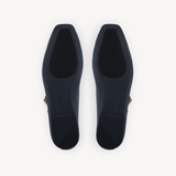 Elodie: Black Leather Mary Jane