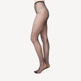Elvira Micro Net Tights: Black