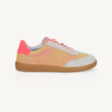 Isla: Multi Neon Suede Trainers