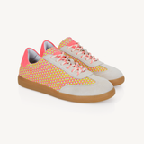 Isla: Multi Neon Suede Trainers