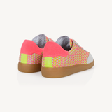 Isla: Multi Neon Suede Trainers