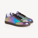Isla: Ombre Metallic Leather Trainers