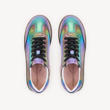 Isla: Ombre Metallic Leather Trainers
