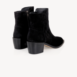 Joanie: Black Suede Ankle Boots