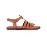 Kaia: Tan Leather Gladiator Sandals