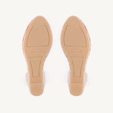 Paloma: Red Espadrille Wedges