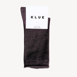 Tindra Glitter Socks: Brown