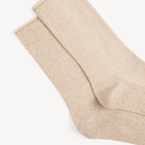Tindra Glitter Socks: Gold