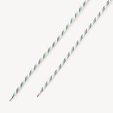 Trainer Laces: Blue & Brown Multi