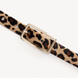 Varenna: Leopard Print Skinny Belt