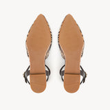 Loulou Pointed Flats: Zebra Print Suede - Pre-Order (Dispatch w/c 13/04/26)
