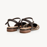 Loulou Pointed Flats: Zebra Print Suede - Pre-Order (Dispatch w/c 13/04/26)